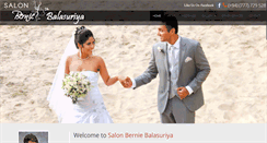 Desktop Screenshot of berniebalasuriya.com